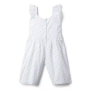 FLORAL BUTTON JUMPSUIT